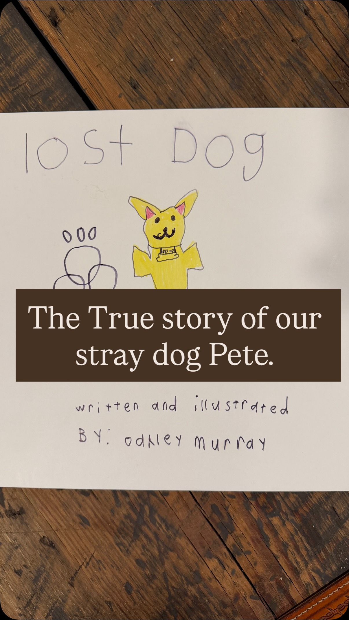 I’m so proud of Oakley! 🐶 
She worked so hard on her first book and wrote her first picture book straight from her heart! 
There’s something so incredibly special about watching your child discover a love for something because they grew up watching (and helping) you do it. 
She was so proud, she took it to school today to show her teachers. 
What a treasure! One day, she’ll hopefully read this to her own children. 
Pete will live forever! ❤️ 
#picturebook #author #dog