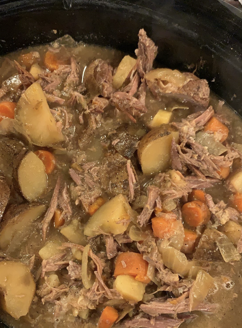 Mama’s Crockpot Pot Roast - Boots & Biscuits