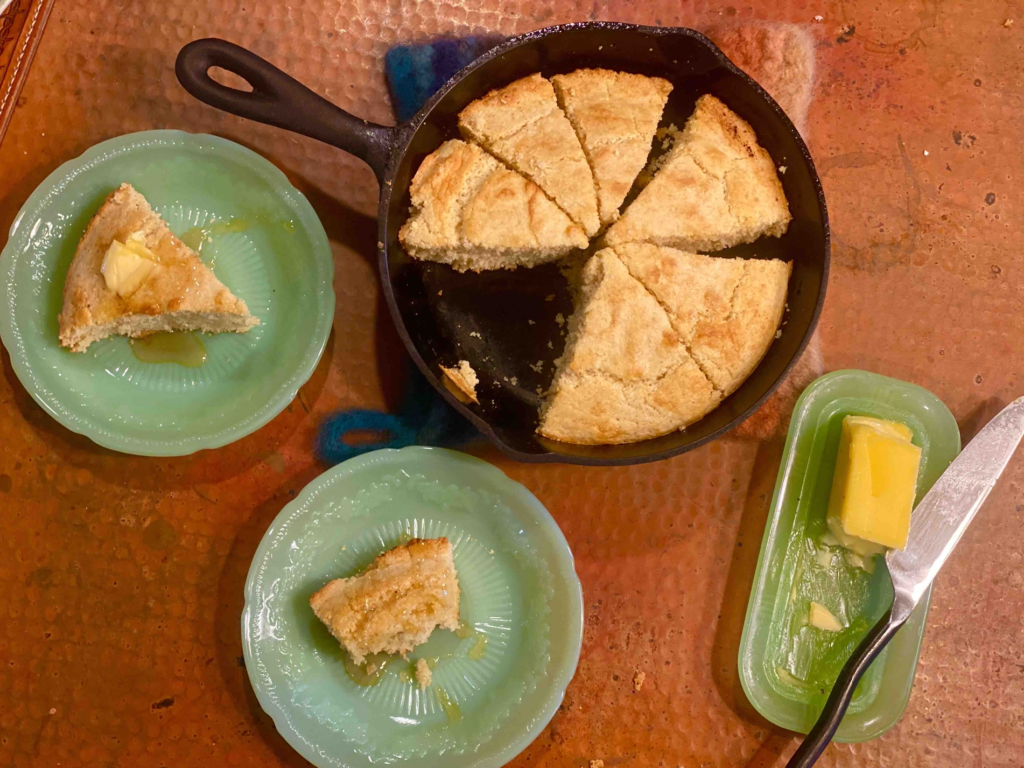 Southern Skillet Cornbread - A Pinch of Healthy