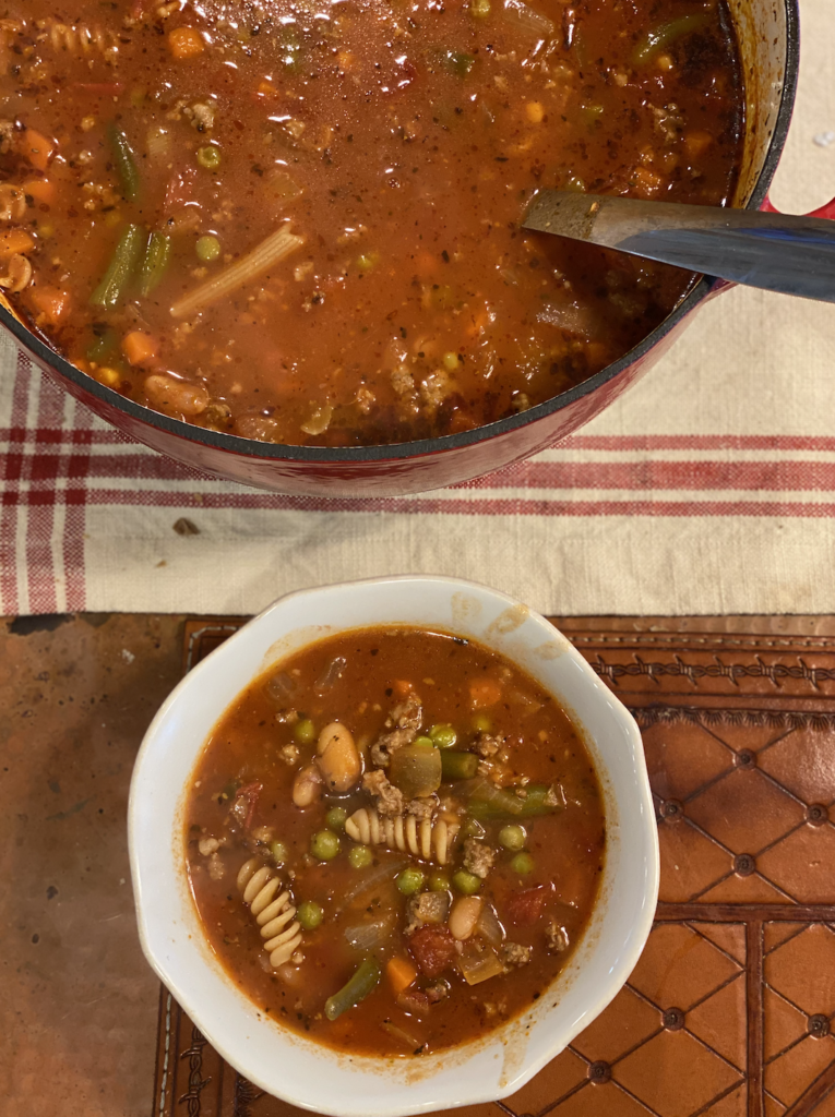 Minestrone Soup - Boots & Biscuits