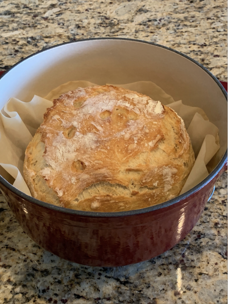 Rosemary Dutch Oven Bread