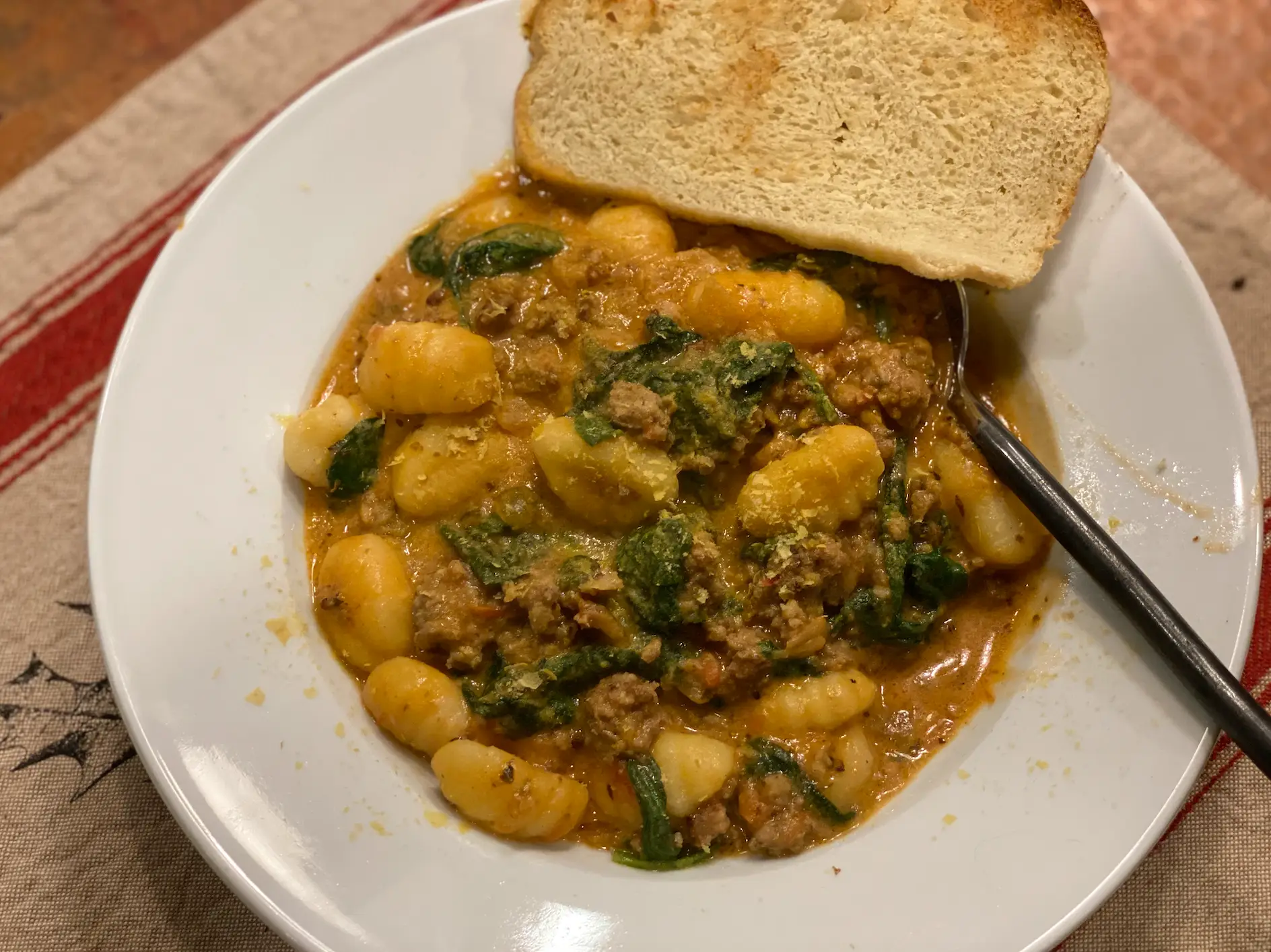 One-Pan Sausage Gnocchi - Boots and Biscuits