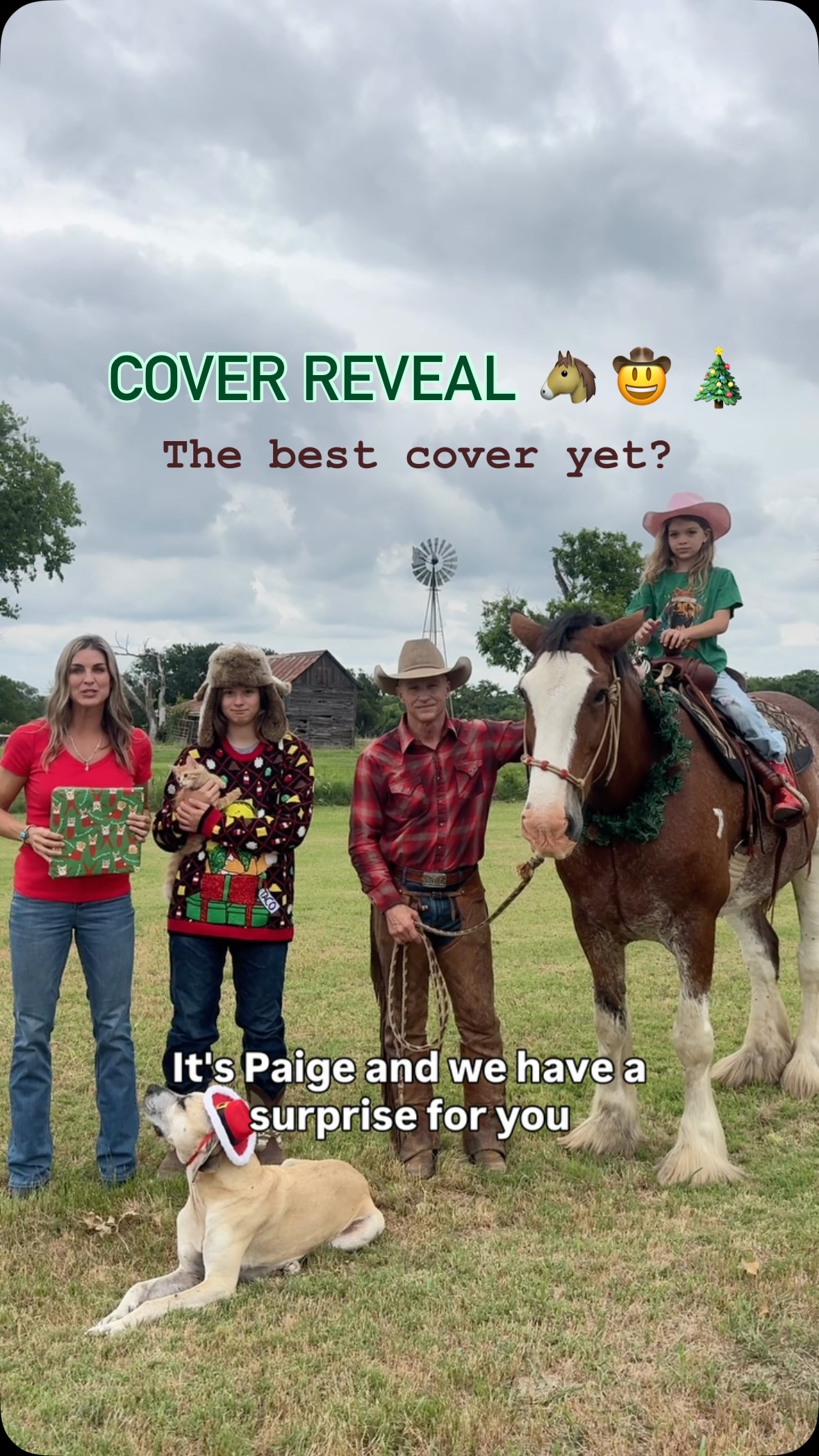 Comment COWBOY for all the info! 🤠 
Rosie’s Cowboy Christmas! 
Available for Preorder. Releasing September 15th!
I’ve been SO excited to tell ya’ll about this!
The best way to support your favorite authors (and get more books by them) is by preordering their books! 
If you are able, I so appreciate a preorder or please call your local library or bookstore and request they carry my book! Thank ya’ll so much! ❤️ 
@zonderkidz @krisillus 
#rosiethehorse #horses #ranchlife #cowboy #childrensbook