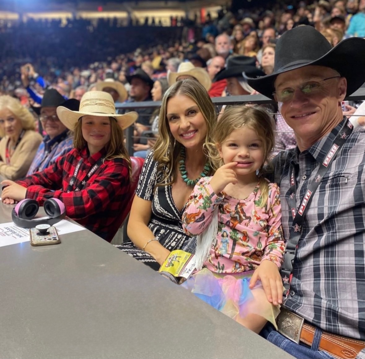 After seeing a post with Tyson Durfey and Tomi Lahren saying ‘Rodeo Rejects Pride’ night, I felt like I needed to continue the conversation as the clip only showed a brief snippet of the conversation. I think that headline doesn’t get to the heart of things. 

Maybe Tyson went on to say this, I’m not sure. 

I think rodeo shouldn’t have a particular theme night that caters to a single belief. Theme nights should be something everyone can all get behind- military appreciation night, breast cancer awareness, etc! 

See all these people behind us? All different races, religions, and beliefs. 

Some may hold traditional beliefs about marriage and family. Others don’t. But no matter where people stand, everyone is treated with respect. We have to make sure rodeo remains a place where all people feel welcome.

There are gay people who love rodeo. There are gay people in rodeo families. There are gay people sitting in those stands, working behind the scenes, loving the same horses, bulls, flags, and traditions the rest of us do. There’s even a gay rodeo association. 

Ty Murray had a gay uncle and has a gay cousin, both who grew up in cowboy families and are loved dearly. 

Rodeo has always been rooted in western tradition, family, faith, and patriotism. 

Rodeo may choose not to have a pride night- as rodeo shouldn’t become a battleground for cultural issues. The focus should stay on the sport, the families, the animals, and the western way of life while making sure everyone feels welcome.

You’re all welcome the the Ty Murray Invitational PBR next year in Albuquerque 🫶